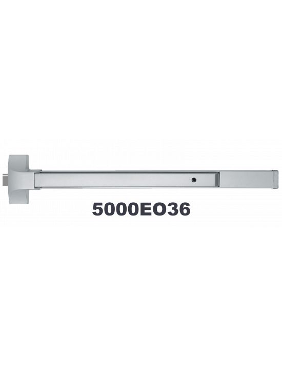Cal-Royal 5000EO36- 36" Rim Exit Device Push Bar – Grade 1 Panic Hardware, Aluminum |