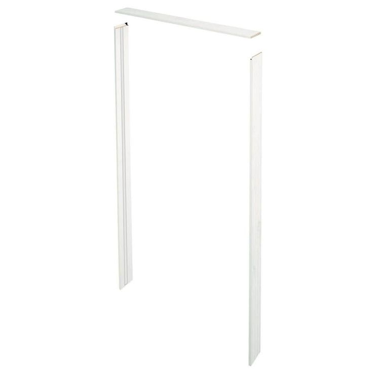 Flush Solid Core Primed Hardboard Prehung Door Unit – 6'-8" (80") Height, 1-3/4" Thick | Interior Door